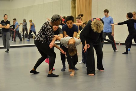 GroundWorks Dance Theater guest artist workshop with CSU